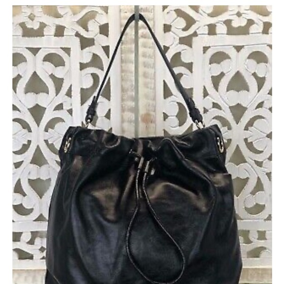 Cole Haan Stage Door black leather small studio satchel - Picture 5 of 16